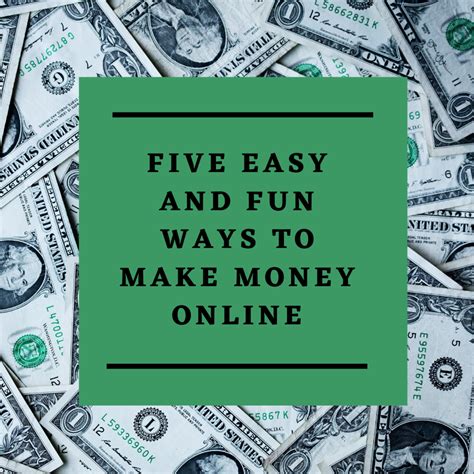 easy ways to make money online